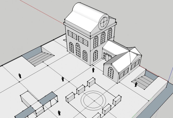 School 3D Model