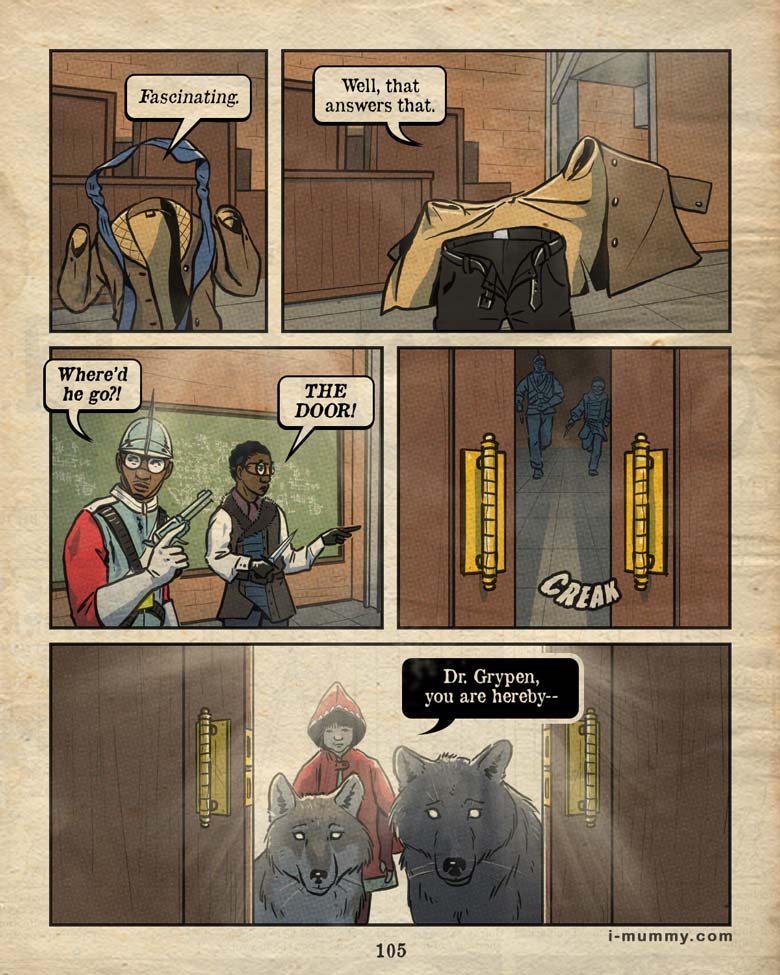 Vol 3, Page 105 – Where’d He Go?